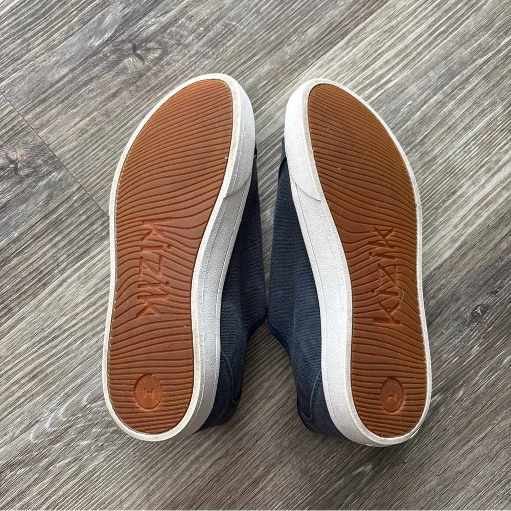Kizik Unisex Irvine Blue Shoes Mens Size 5 Womens 6.5 Canvas Hands Free Sneakers - Picture 8 of 11